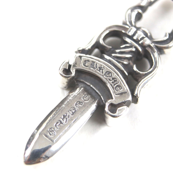 極美品▼CHROME HEARTS クロムハーツ ダガーペンダントトップ 925 オールドモデル シルバー 重量11.6g メンズ レディース アクセサリー