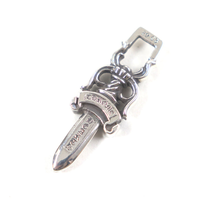 極美品▼CHROME HEARTS クロムハーツ ダガーペンダントトップ 925 オールドモデル シルバー 重量11.6g メンズ レディース アクセサリー