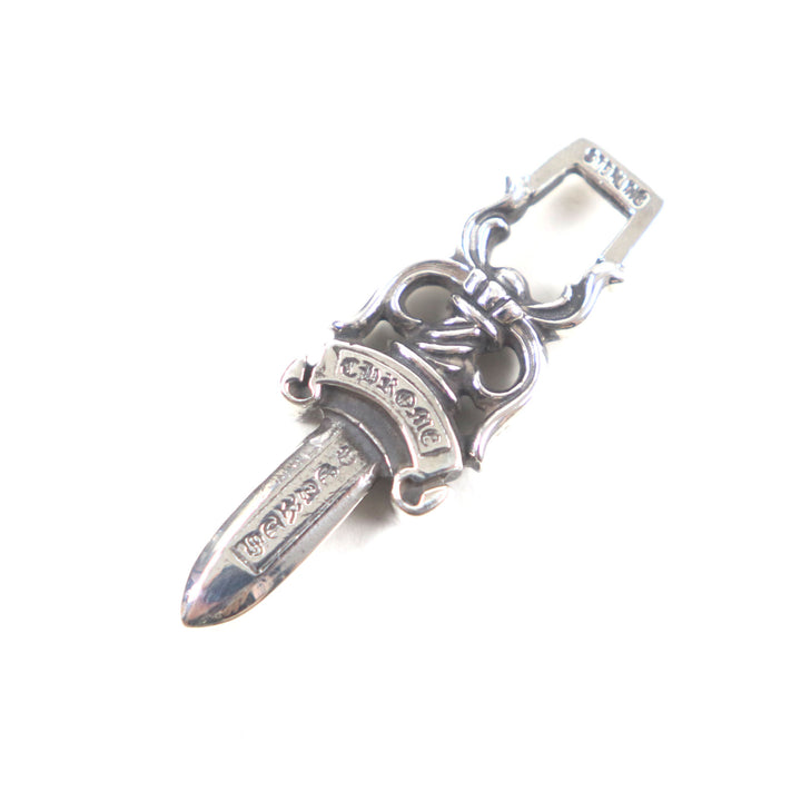 極美品▼CHROME HEARTS クロムハーツ ダガーペンダントトップ 925 オールドモデル シルバー 重量11.6g メンズ レディース アクセサリー