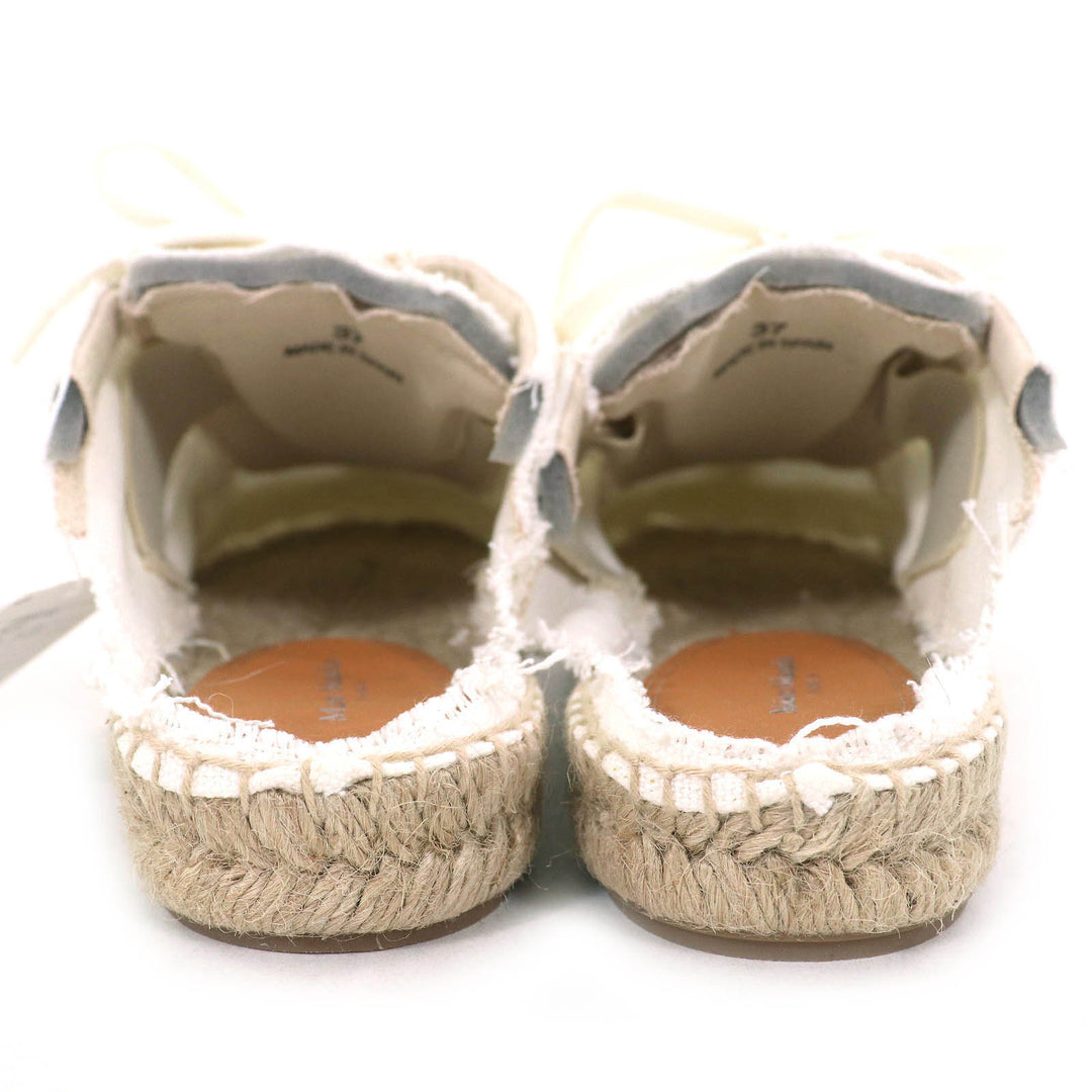 未使用品△Maison Margiela 22 メゾンマルジェラ22 S38WS0192 エスパドリーユ レースアップ デニム スニーカー サボ サンダル 37 箱袋付