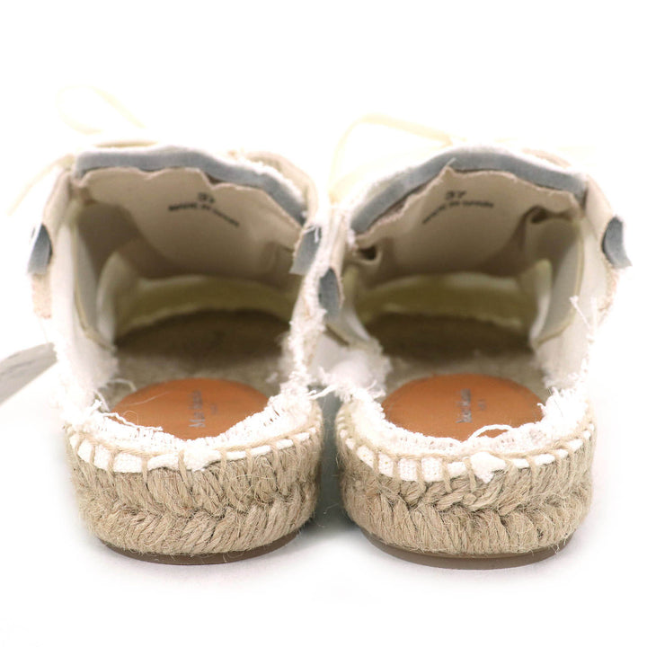未使用品△Maison Margiela 22 メゾンマルジェラ22 S38WS0192 エスパドリーユ レースアップ デニム スニーカー サボ サンダル 37 箱袋付