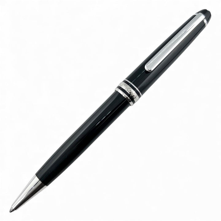 良品▲MONTBLANC モンブラン プラチナライン マイスターシュテュック クラシック ホワイトスター ボールペン ブラック 箱・ケース付き