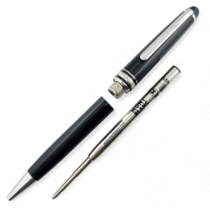 良品▲MONTBLANC モンブラン プラチナライン マイスターシュテュック クラシック ホワイトスター ボールペン ブラック 箱・ケース付き