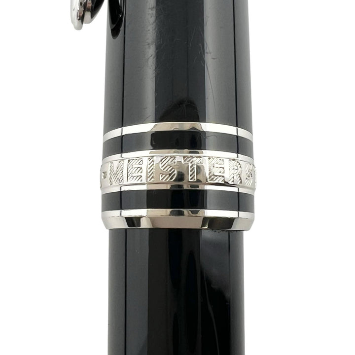 良品▲MONTBLANC モンブラン プラチナライン マイスターシュテュック クラシック ホワイトスター ボールペン ブラック 箱・ケース付き