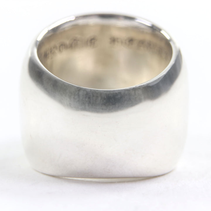 美品▼CHROME HEARTS クロムハーツ CLASSIC OVAL クラシックオーバルクロス 925 リング ・指輪 シルバー JP21号相当 重量40.51g メンズ