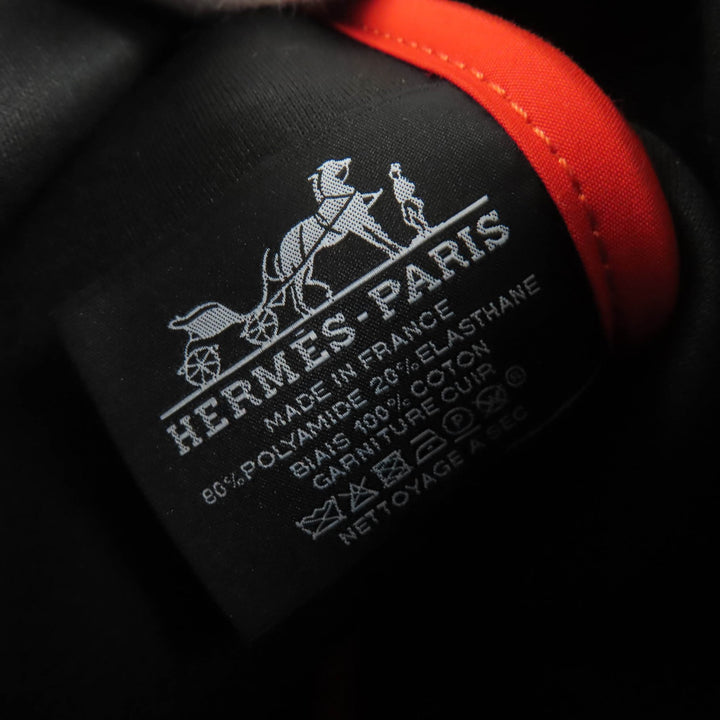 未使用品☆HERMES エルメス ネオバン トゥルースフラットMM ブラック金具 チーター 猫 ZIPポーチ ピンク 箱付き フランス製 レディース