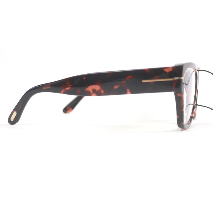 極美品□TOM FORD トムフォード TF5878-B マーブル ウェリントン メガネ 眼鏡 アイウェア ピンク クリアブラウン 55□17-140 イタリア製