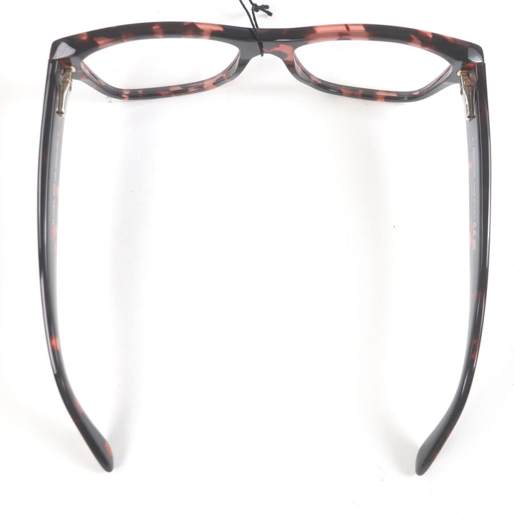 極美品□TOM FORD トムフォード TF5878-B マーブル ウェリントン メガネ 眼鏡 アイウェア ピンク クリアブラウン 55□17-140 イタリア製