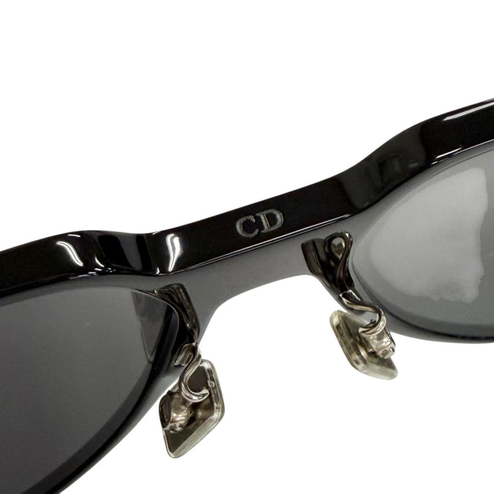 良品△DIOR ディオール Dior Essential AF CDロゴ サングラス アイウエア ブラック レンズ：グレー 58□17 150 イタリア製 メンズ