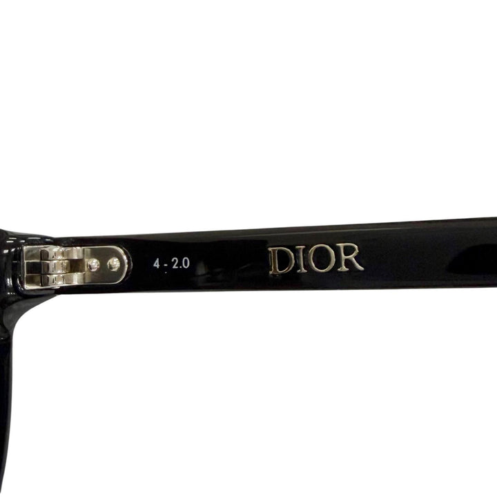 良品△DIOR ディオール Dior Essential AF CDロゴ サングラス アイウエア ブラック レンズ：グレー 58□17 150 イタリア製 メンズ