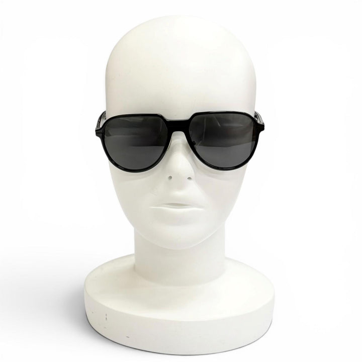 良品△DIOR ディオール Dior Essential AF CDロゴ サングラス アイウエア ブラック レンズ：グレー 58□17 150 イタリア製 メンズ