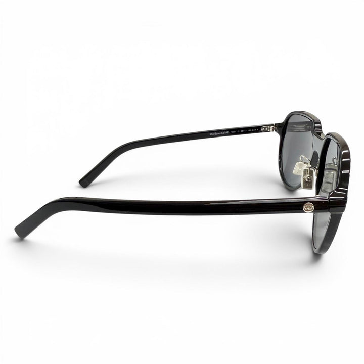 良品△DIOR ディオール Dior Essential AF CDロゴ サングラス アイウエア ブラック レンズ：グレー 58□17 150 イタリア製 メンズ