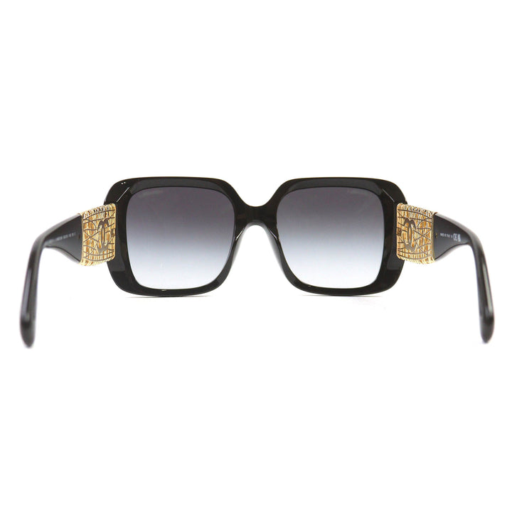 極美品△CHANEL シャネル 5532-A ココマーク スクエア シェイプ アイウェア サングラス 現行品 ダークブラウン 54□19 140 デモレンズ
