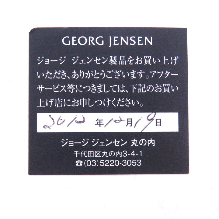 極美品□Georg Jensen ジョージジェンセン SV925 ムーンストーン 159 ブロッサム ブローチ シルバー 箱・ケース付 重量18.77g レディース