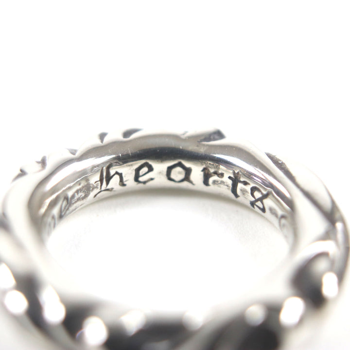 極美品▼CHROME HEARTS クロムハーツ クロムハーツ SCRL BAND スクロールバンドリング 925 指輪 シルバー 日本サイズ7号相当 重量7.6g