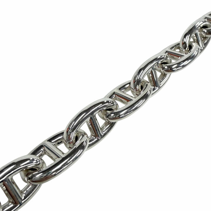 極美品◇HERMES エルメス 2025年製 シェーヌダンクルMM AG925 14コマ ブレスレット シルバー ケース付 フランス製 重量50.8g レディース