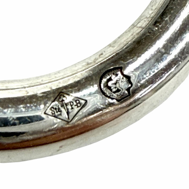 極美品◇HERMES エルメス 2025年製 シェーヌダンクルMM AG925 14コマ ブレスレット シルバー ケース付 フランス製 重量50.8g レディース