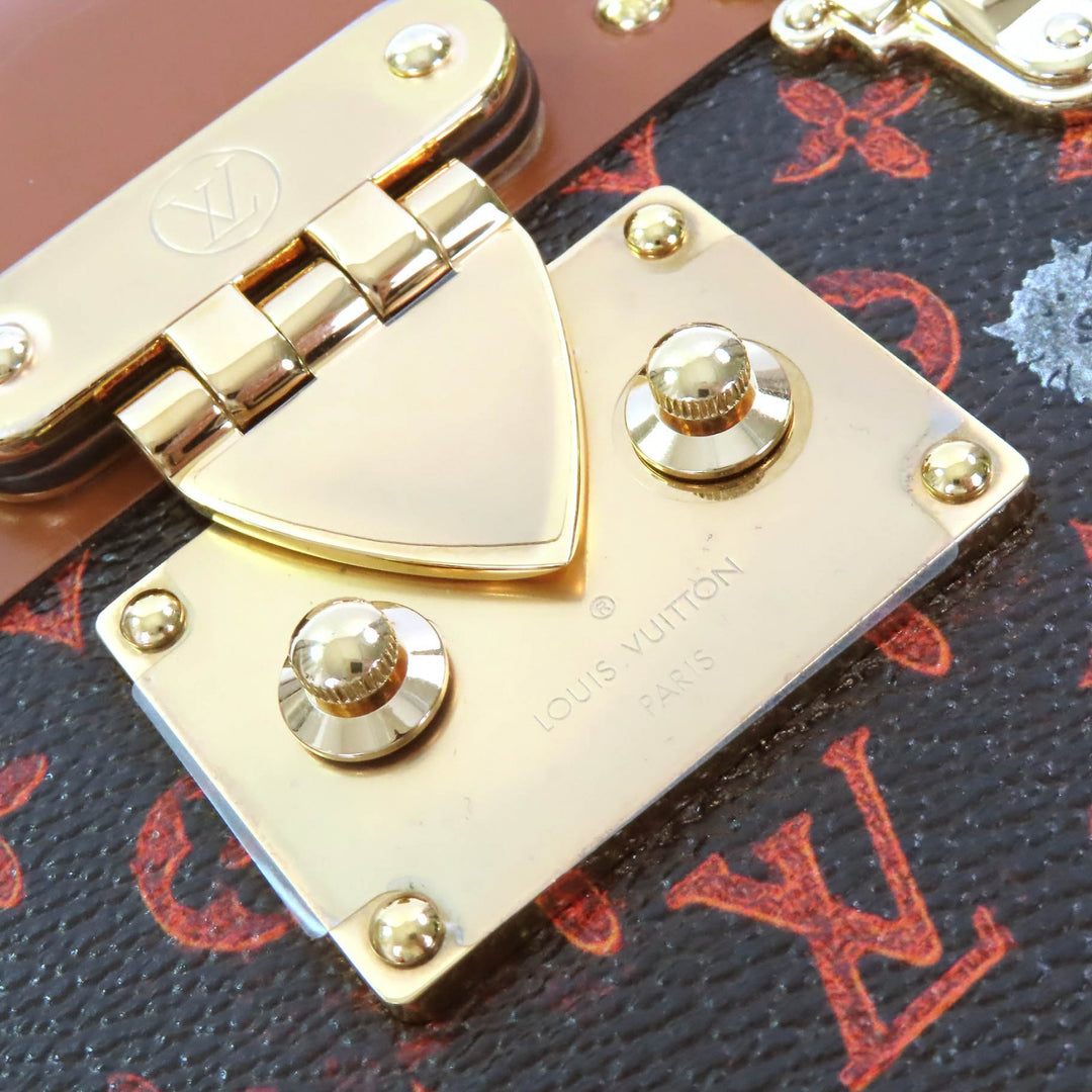 未使用品△LOUIS VUITTON ルイヴィトン M44407 プティット・マル トランスフォームド キャットグラム ミニトランク　ショルダーバッグ