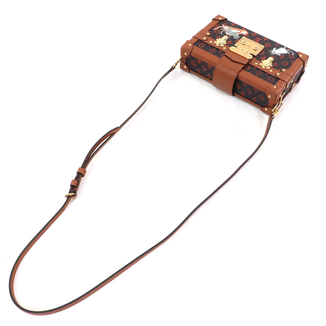 未使用品△LOUIS VUITTON ルイヴィトン M44407 プティット・マル トランスフォームド キャットグラム ミニトランク　ショルダーバッグ