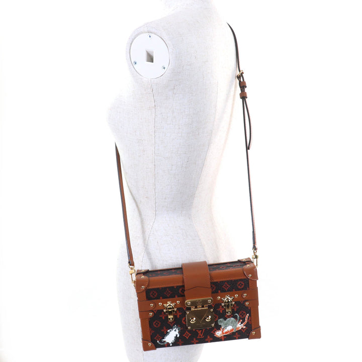 未使用品△LOUIS VUITTON ルイヴィトン M44407 プティット・マル トランスフォームド キャットグラム ミニトランク　ショルダーバッグ