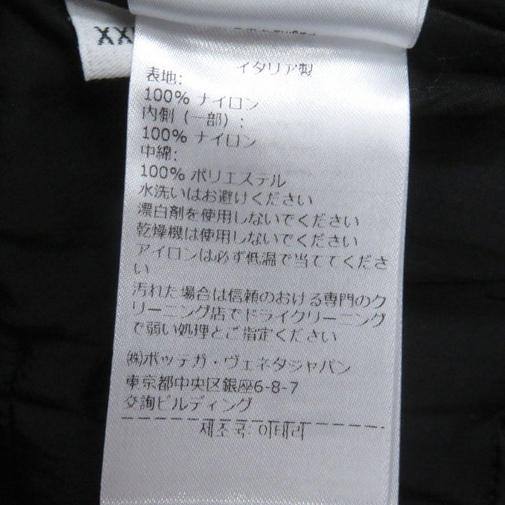 未使用品□BOTTEGAVENETA ボッテガヴェネタ 22SS 700402 Intrecciato Down Vest 中綿入 パテッドベスト ブラック XXL イタリア製 正規品