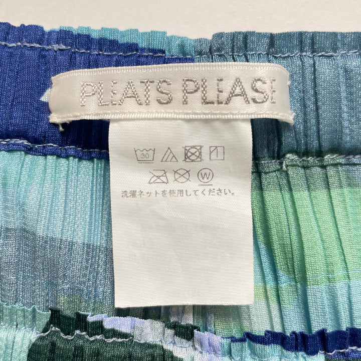 極美品▲PLEATS PLEASE プリーツプリーズ イッセイミヤケ 23年製 PP31JF673 プリーツ パンツ マルチ 4 日本製 正規品 レディース