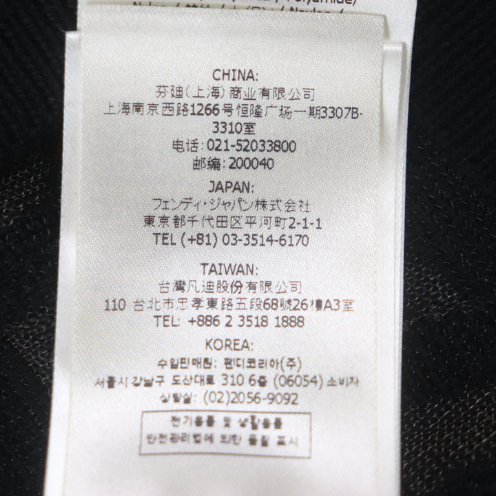 未使用品▼FENDI MARC JACOBS フェンディ マークジェイコブス 2022年製 FZX131 ロゴ総柄 クルーネック ニットセーター 50 正規品 メンズ