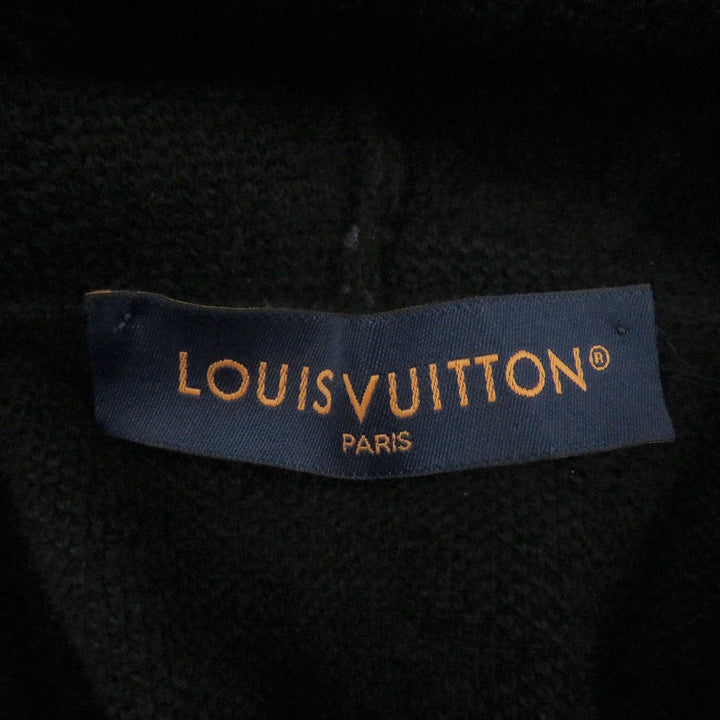 極美品□LOUIS VUITTON ルイヴィトン 25SS 1AHCMW グラフィック ジャカードフーディ モノグラム ニットパーカー S 正規品 定価337700円