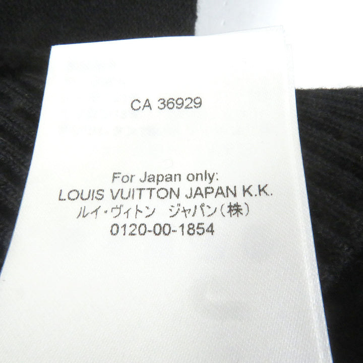 極美品□LOUIS VUITTON ルイヴィトン 25SS 1AHCMW グラフィック ジャカードフーディ モノグラム ニットパーカー S 正規品 定価337700円