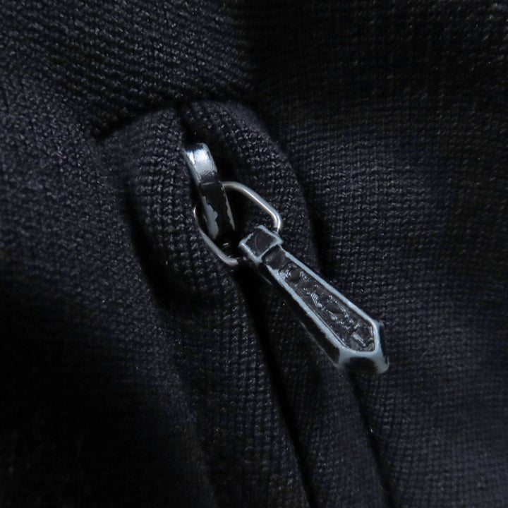 美品☆CHANEL シャネル ヴィンテージ 98A P12059V06804 ココマークボタン ギャザーデザイン コート ブラック 36 フランス製 レディース