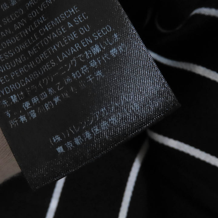 極美△BALENCIAGA バレンシアガ 556247 チェック アシンメトリー カットオフ オーバーサイズ ベスト ワンピース アンサンブル34 正規品