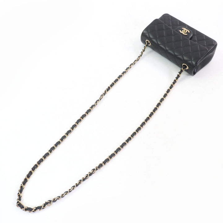 未使用品☆CHANEL シャネル A69900 ミニマトラッセ 20 ラムスキン ランダムシリアル チェーン ショルダーバッグ ブラックゴールド金具