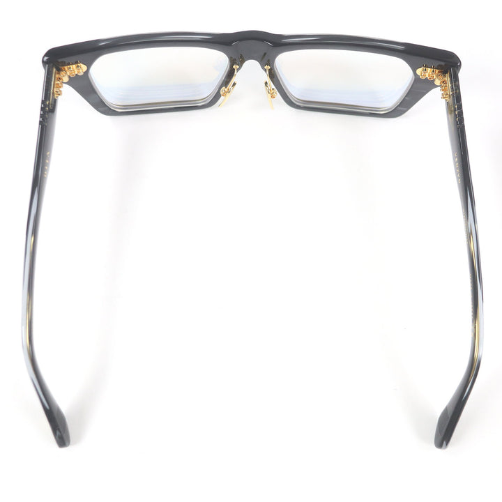 美品□DITA ディータ DTS720-A-01A VENZYN メガネ 眼鏡 アイウェア ブラック系 56□18-150 度入り 保存袋・ケース付き 日本製 メンズ