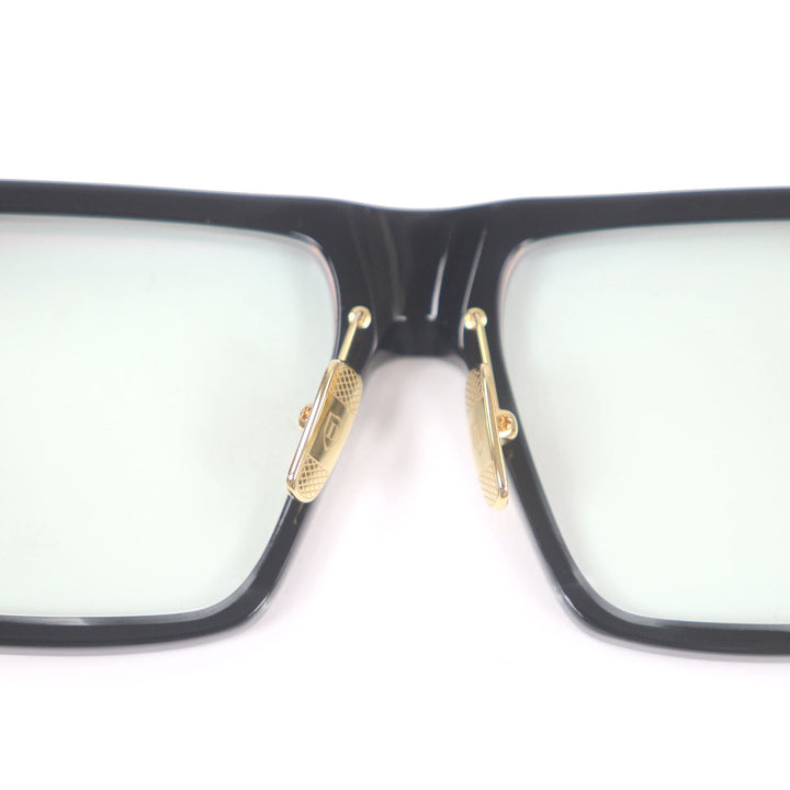 美品□DITA ディータ DTS720-A-01A VENZYN メガネ 眼鏡 アイウェア ブラック系 56□18-150 度入り 保存袋・ケース付き 日本製 メンズ