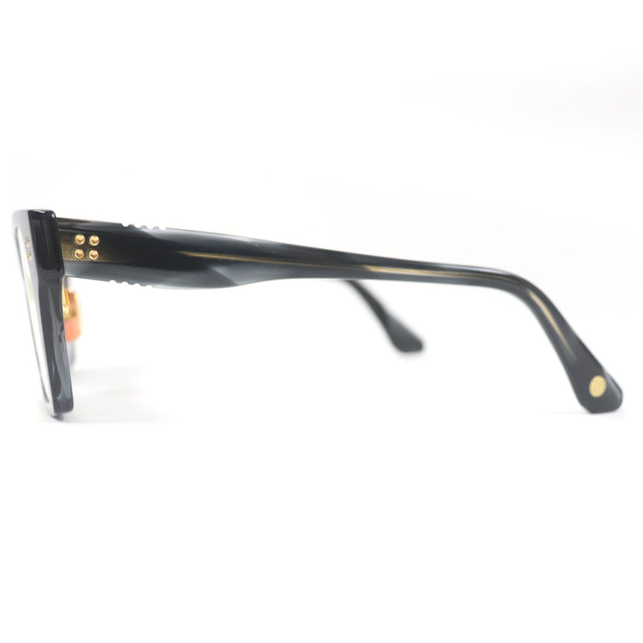 美品□DITA ディータ DTS720-A-01A VENZYN メガネ 眼鏡 アイウェア ブラック系 56□18-150 度入り 保存袋・ケース付き 日本製 メンズ
