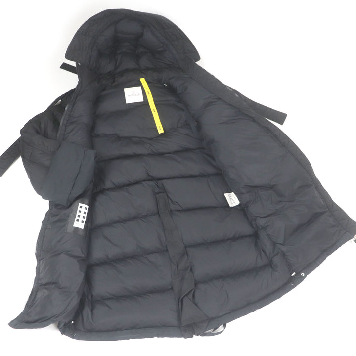美品□MONCLER GENIUS 2 1952 モンクレールジーニアス 2 19-20AW NARVALONG GIUBBOTTO 2WAY ダウンコート ブラック 2 正規品 メンズ