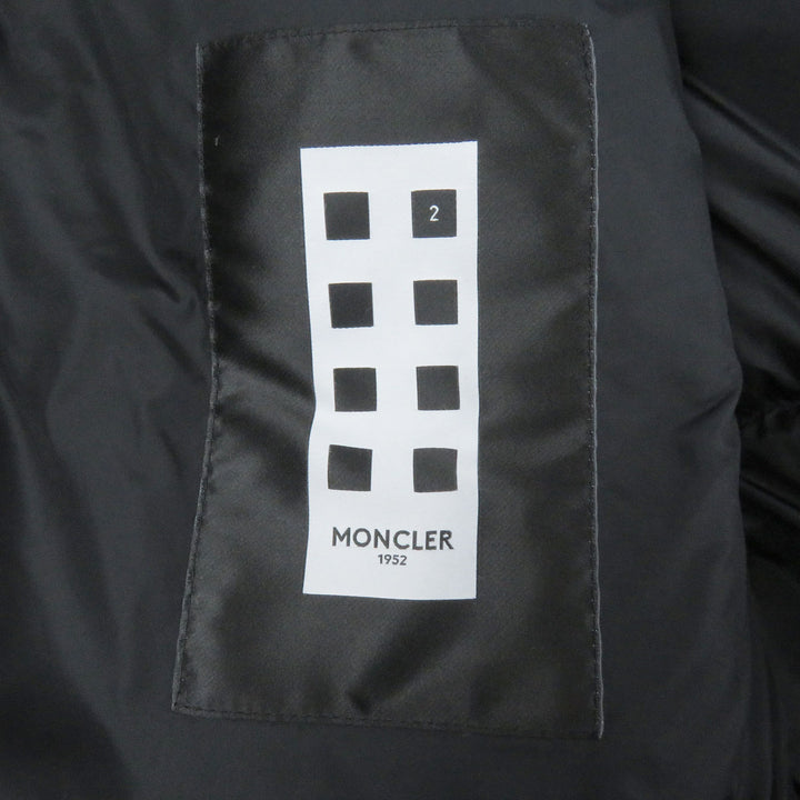 美品□MONCLER GENIUS 2 1952 モンクレールジーニアス 2 19-20AW NARVALONG GIUBBOTTO 2WAY ダウンコート ブラック 2 正規品 メンズ