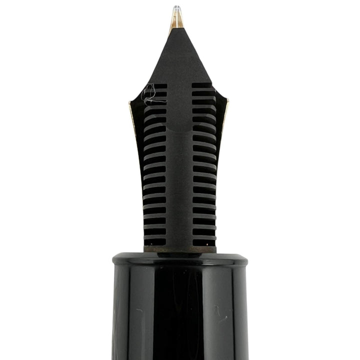 良品▲MONTBLANC モンブラン マイスターシュテュック 149 ペン先14C Mニブ ホワイトスター 万年筆 ブラック ゴールド ドイツ製 メンズ