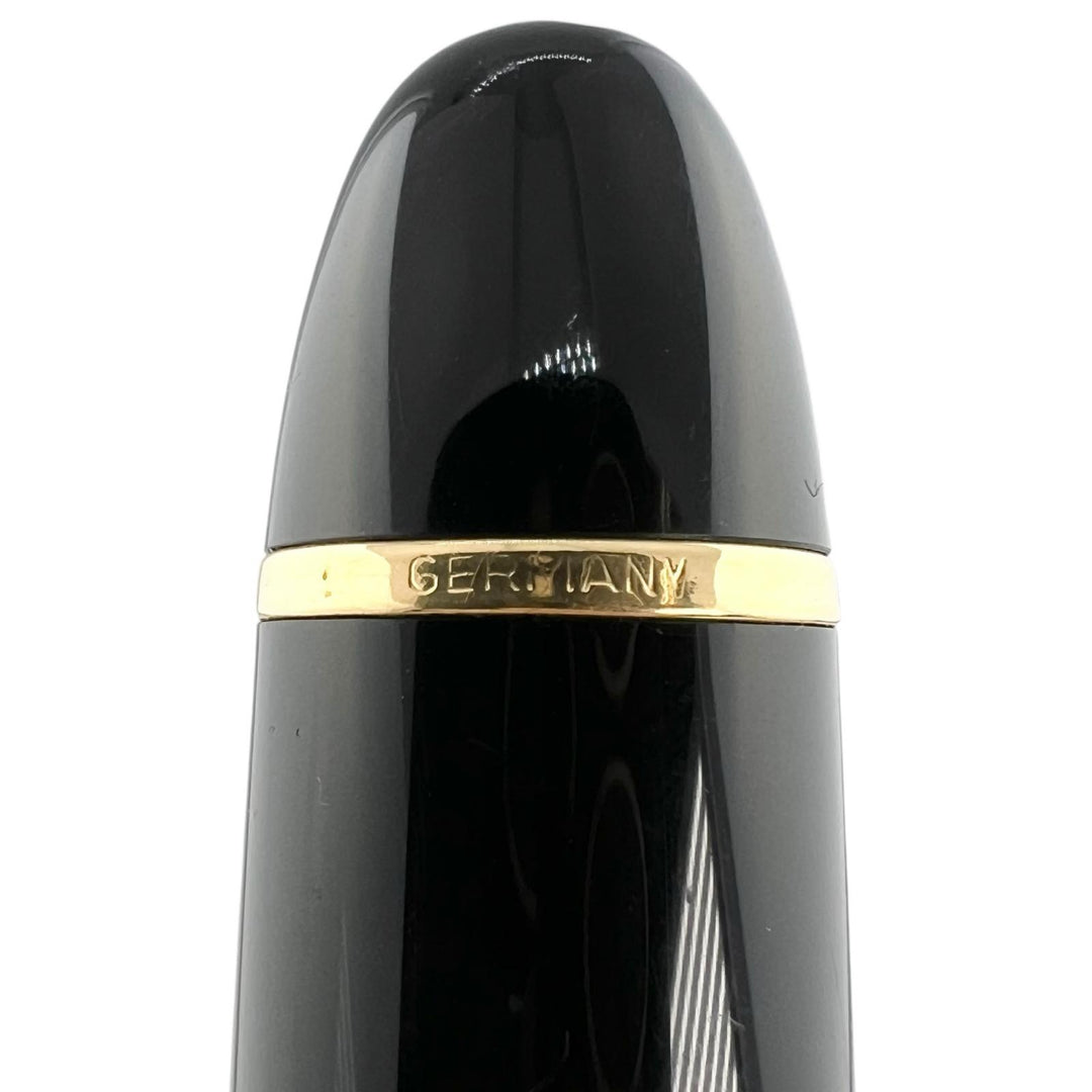 良品▲MONTBLANC モンブラン マイスターシュテュック 149 ペン先14C Mニブ ホワイトスター 万年筆 ブラック ゴールド ドイツ製 メンズ