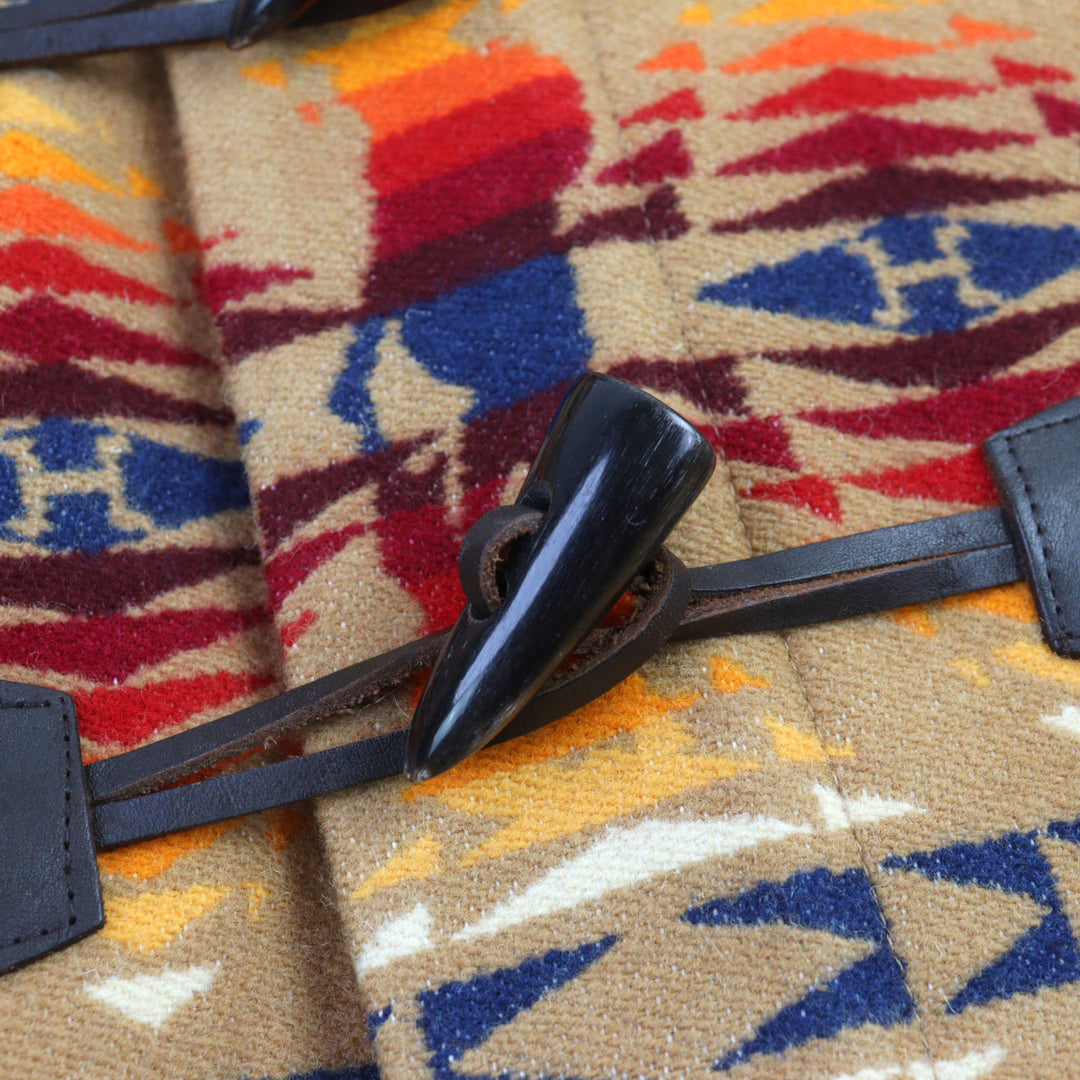 極美品○HYSTERIC GLAMOUR PENDLETON ヒステリックグラマー ペンドルトン 0234AC03 HYS TIMES総柄 ダッフルコート S 正規品 定価121000円