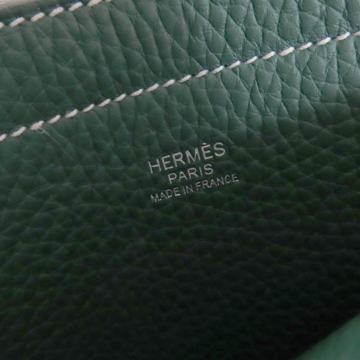 美品☆HERMES エルメス カバセリエ 31 トリヨンクレマンス ヴェールモワイヤン トートバッグ W刻印 保存袋付き フランス製 レディース
