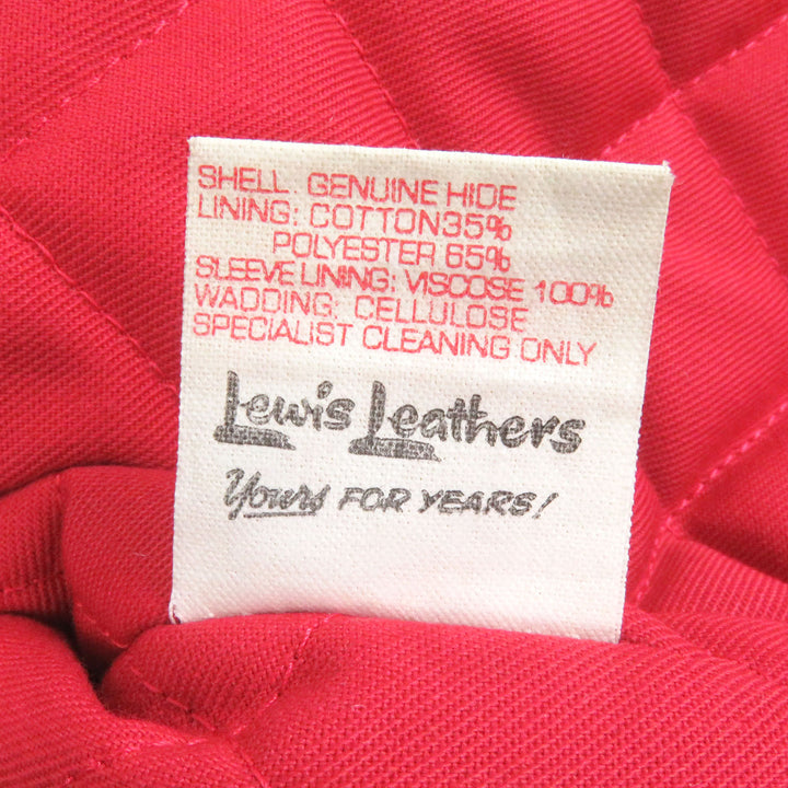 美品□Lewis Leathers ルイスレザー サイクロン タイトフィット レザー ダブルライダースジャケット ブラック 34 イングランド製 メンズ