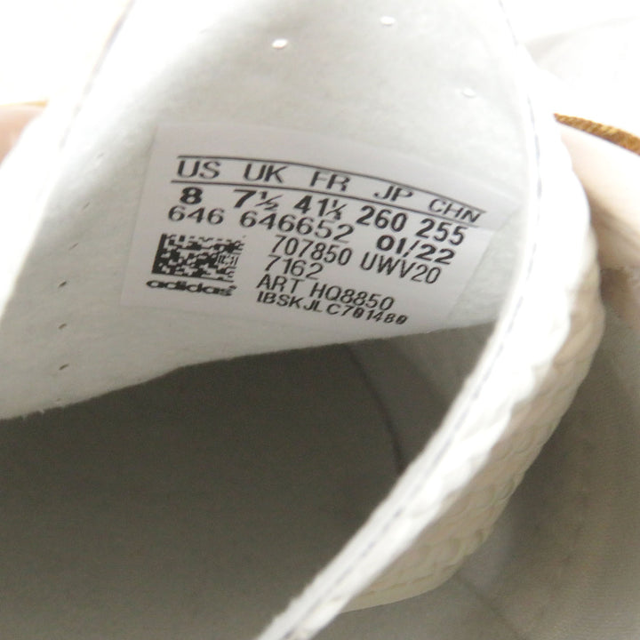 未使用品□グッチ×アディダス 646652 GAZELLE GGキャンバス レザー スリーストライプス ローカットスニーカー ブラウン 26 イタリア製