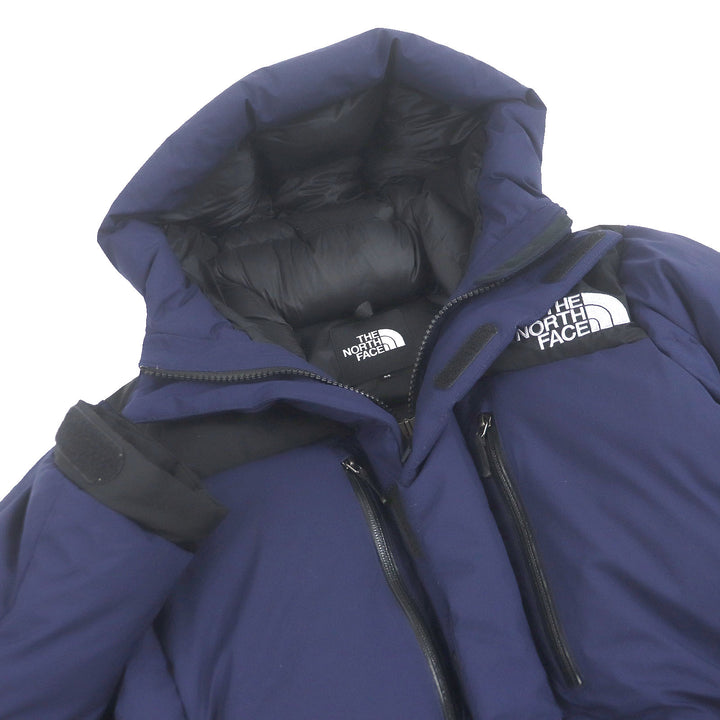 美品□THE NORTH FACE ザ・ノースフェイス ND91950 Baltoro Light Jacket GORE-TEX フーデッド ダウンジャケット ネイビー M 正規品
