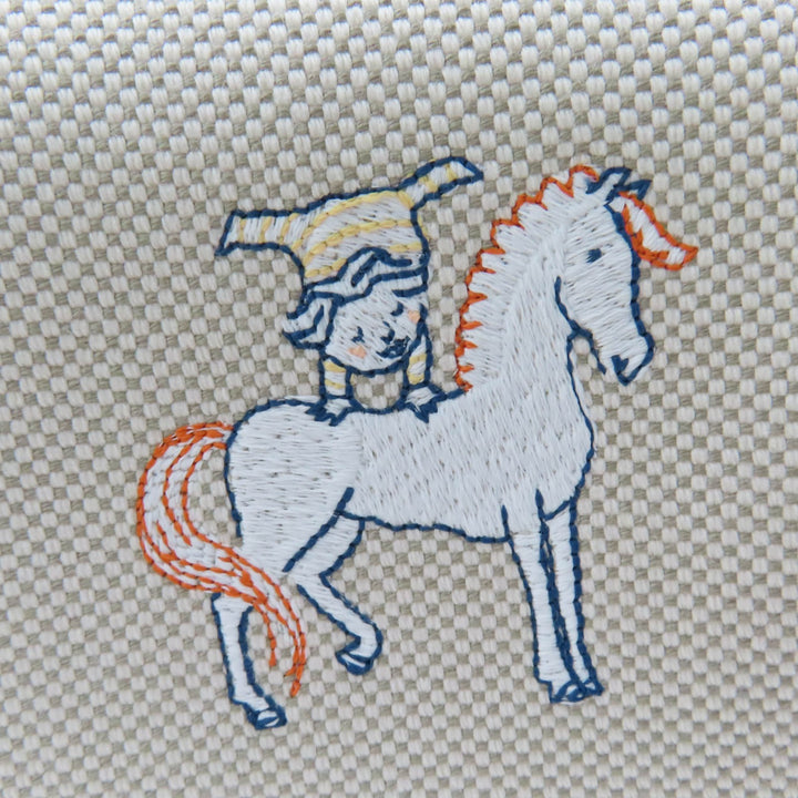 未使用品☆HERMES エルメス ブリッド・ア・ブラック カブリオル GM コットン100％ シルバー金具 セリエボタン ハンドバッグ グリペール