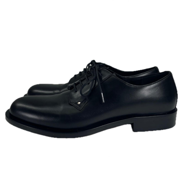 美品▲Valentino Garavani ヴァレンティノガラヴァーニ BDJ56RW スタッズ レザーシューズ ブラック 38 保存袋付き イタリア製 レディース