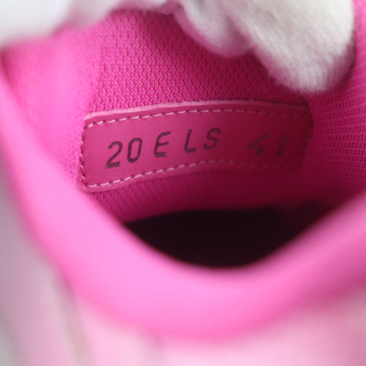 未使用品▼DIOR ディオール オム 3SN260YUR SNEAKERS レザー メッシュ ローカットスニーカー ピンク ホワイト 41 イタリア製 メンズ
