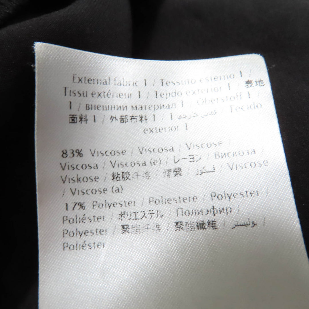 美品☆VALENTINO ヴァレンティノ QB2KA01443K レース切り替え 長袖 ニット カーディガン ブラック M イタリア製 正規品 レディース