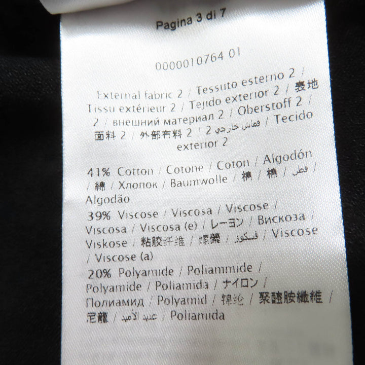 美品☆VALENTINO ヴァレンティノ QB2KA01443K レース切り替え 長袖 ニット カーディガン ブラック M イタリア製 正規品 レディース