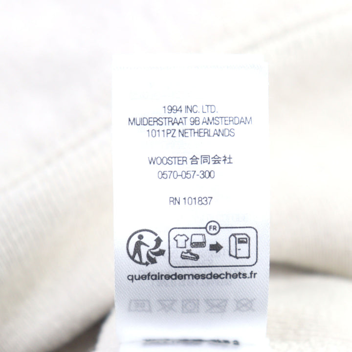 美品○Supreme シュプリーム 24AW Box Logo Hooded Sweatshirt ボックスロゴ 2024刺繍 裏起毛 パーカー アイボリー S 正規品 メンズ